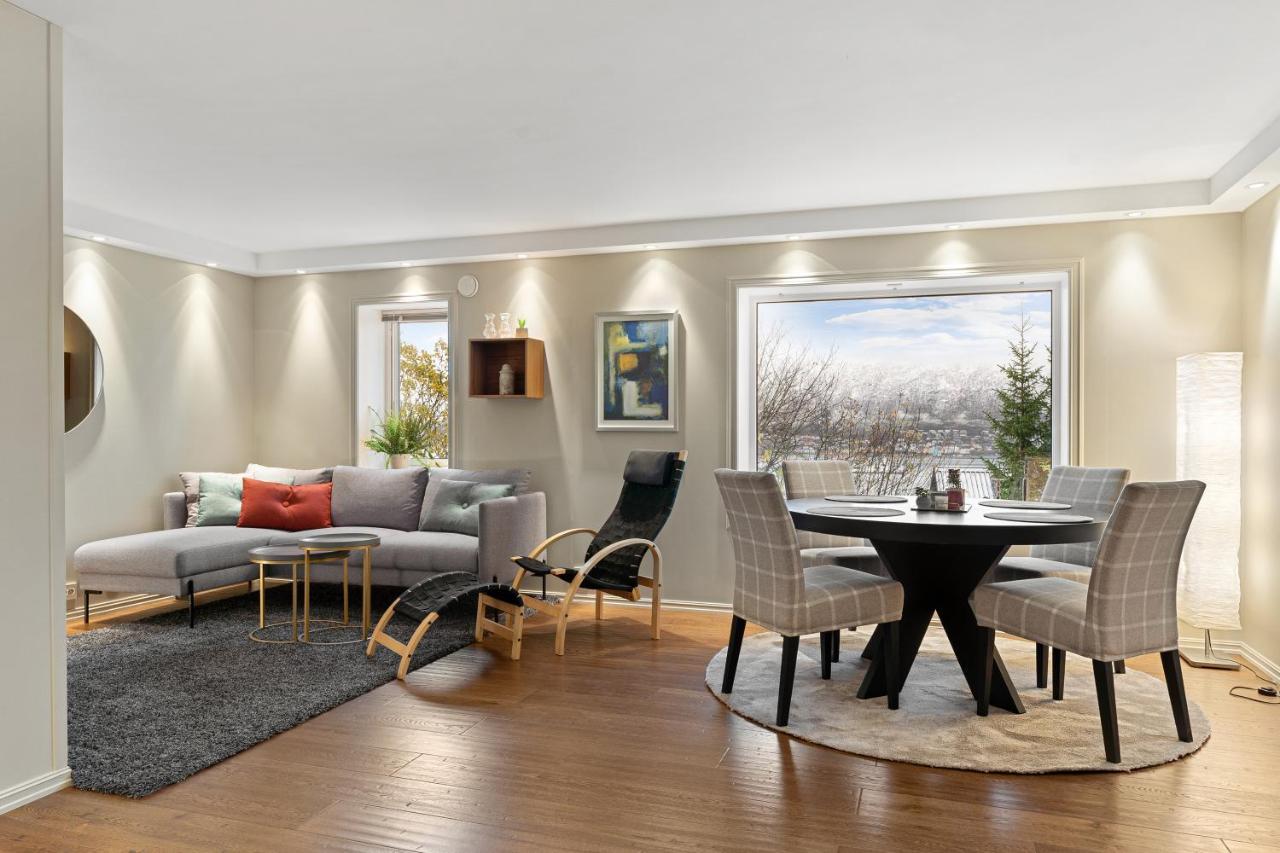 Cozy Elegant 2Bedroom Apt W/Parking And Nice View Tromso Luaran gambar